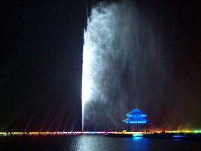 High jet fountain