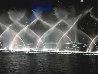 Swing fountain